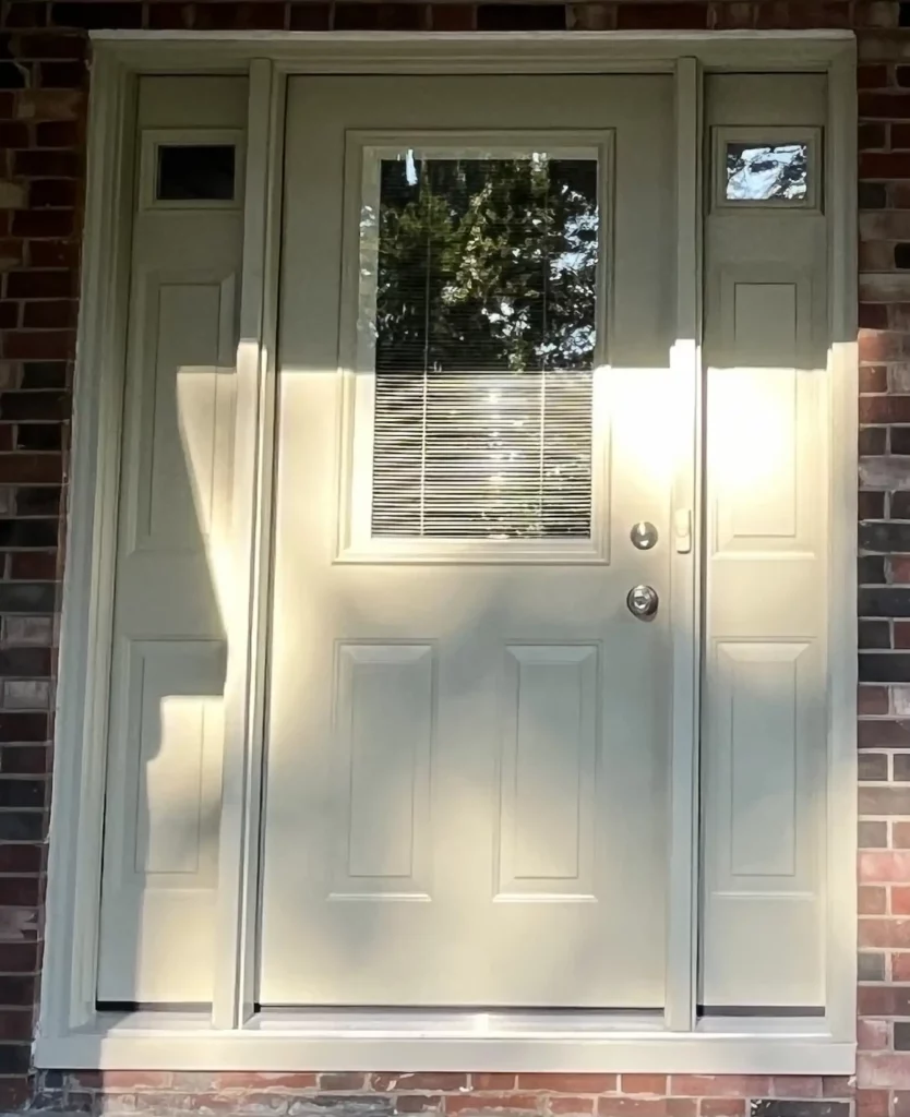 new provia tan front door