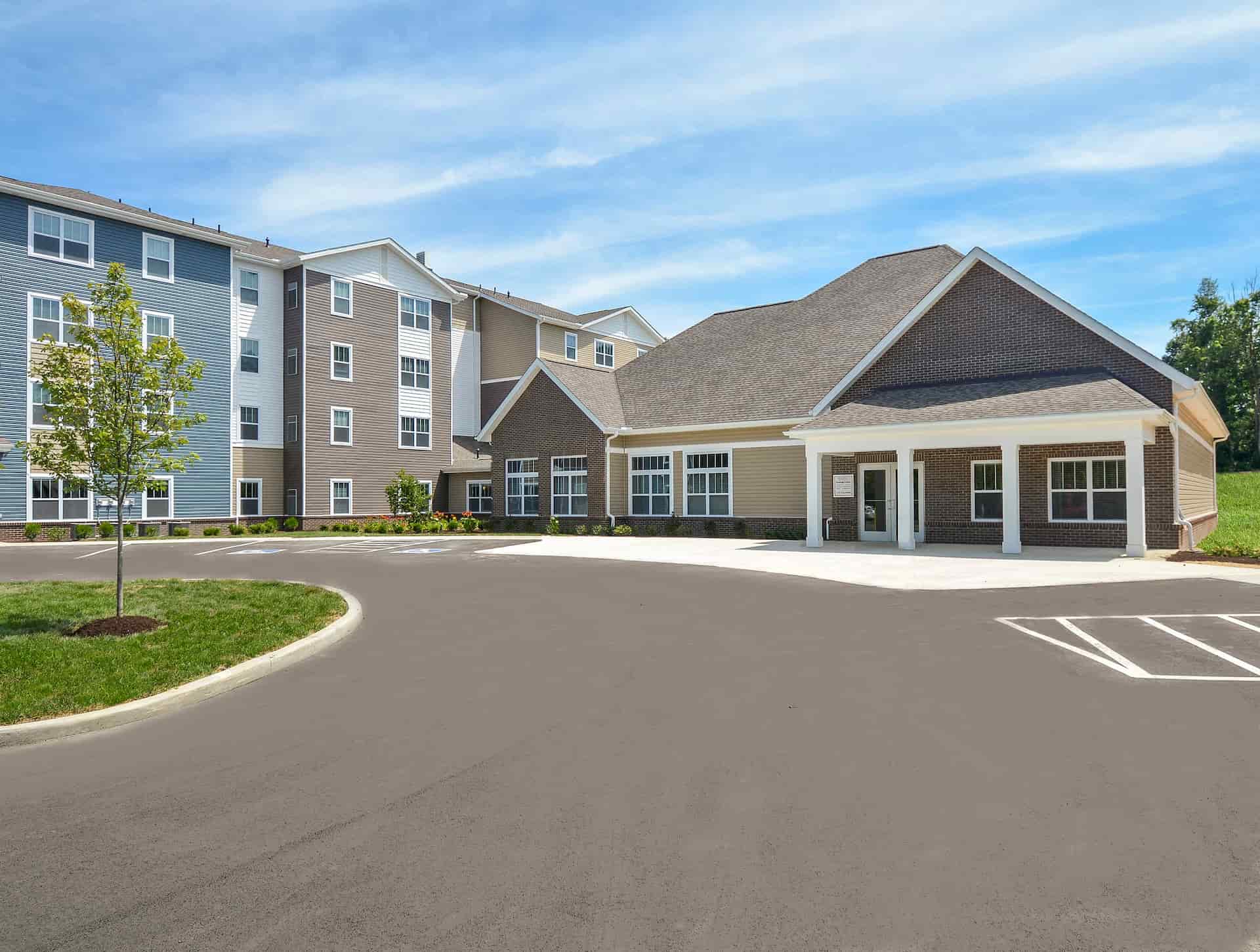 Cuyahoga County Senior Living Center Front View
