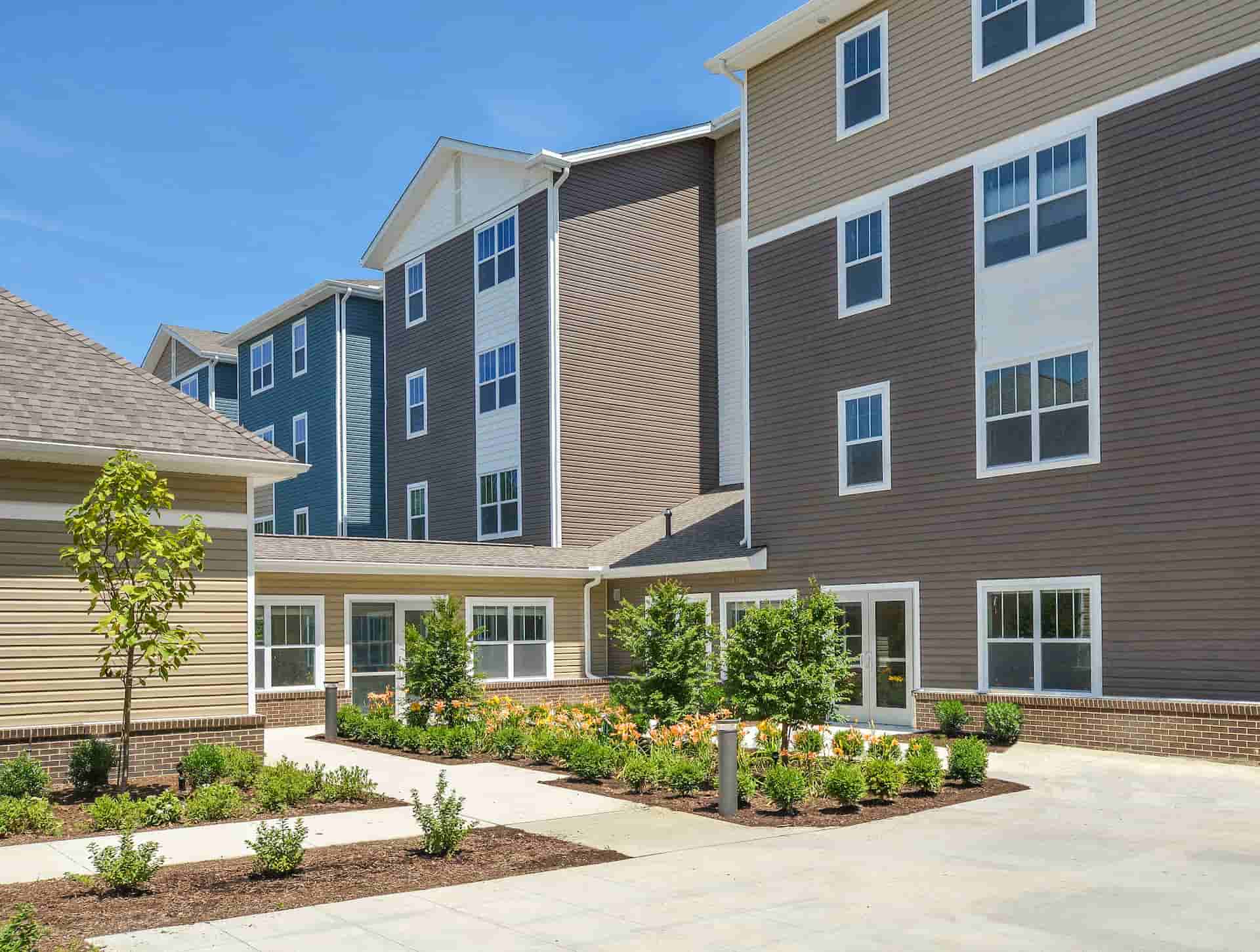 Cuyahoga County Senior Living Center Side View